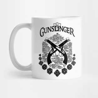 RPG Class Series: Gunslinger - Black Version Mug